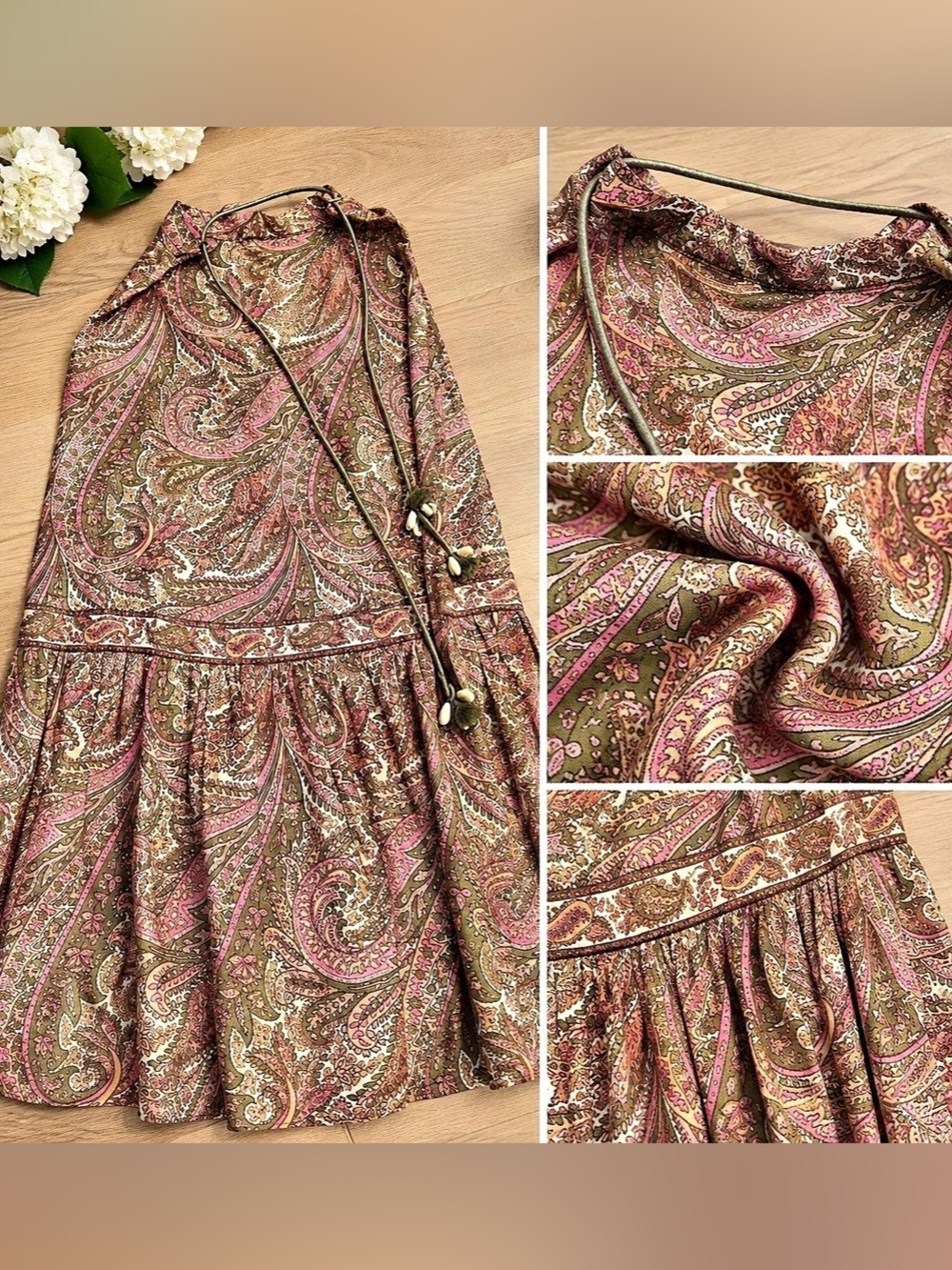 Zimmerman Pink & Brown Skirt